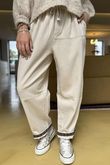 Mercer Soft Twill Barrel Leg Pant Stone 